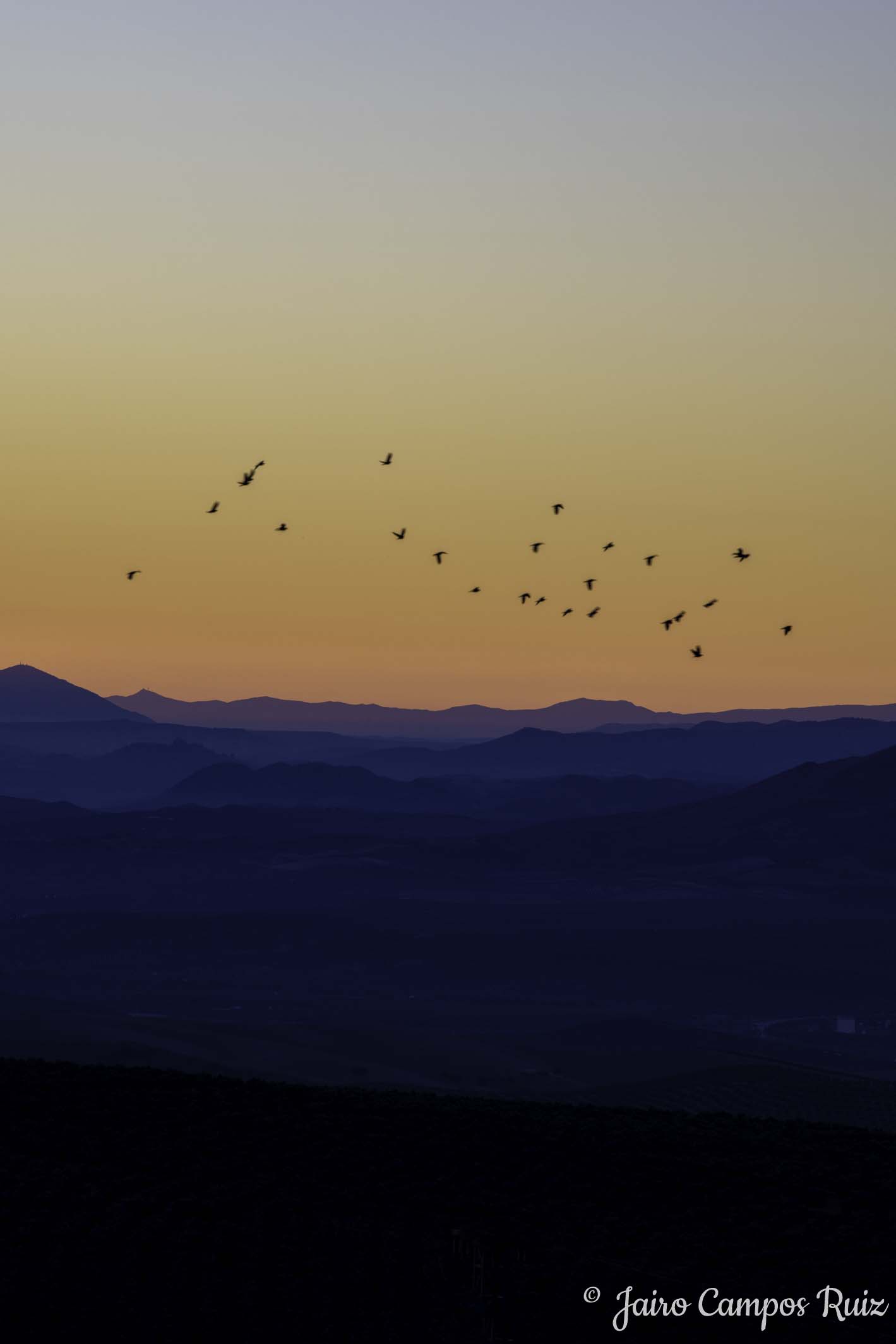 Fotografía de amanecer en Baeza